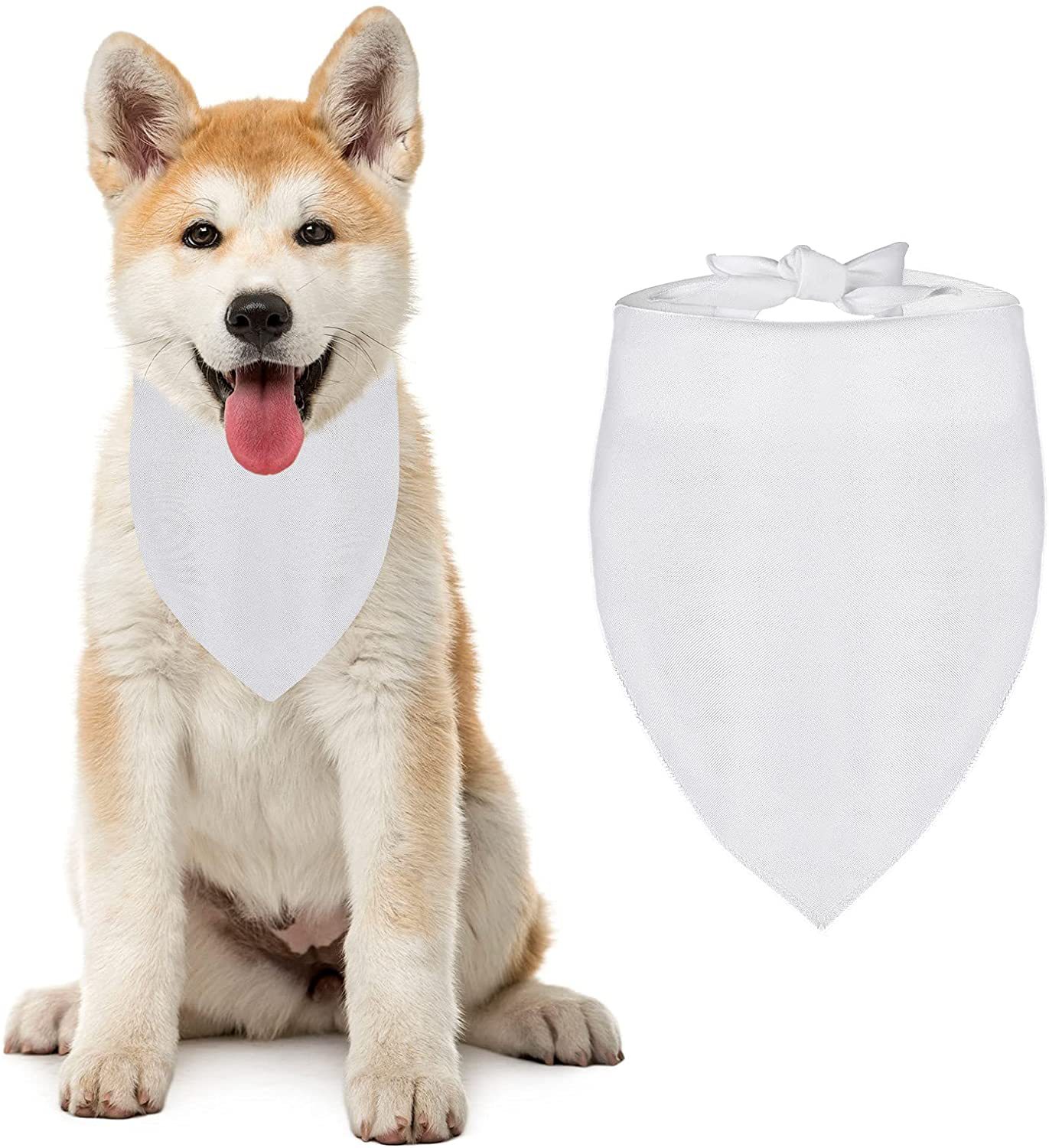 100 Pieces Sublimation Blank D - Bandana Blank White reseña y precio