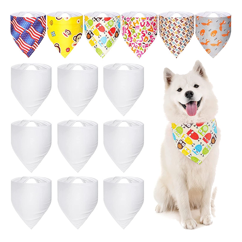 100 Pieces Sublimation Blank D - Bandana Blank White reseña y precio