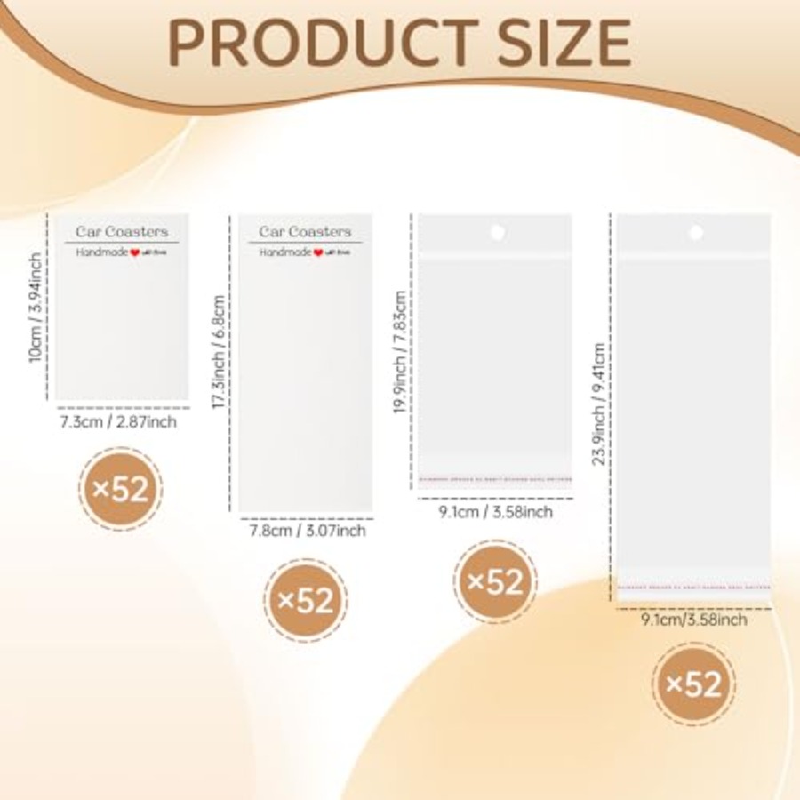 312 Pcs Ceramic Car Coasters 2 - Coaster Sublimation Blank reseña y precio