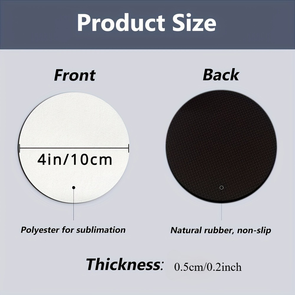 20/60pcs Coasters, Blank Heat- - Coaster Sublimation Blank reseña y precio