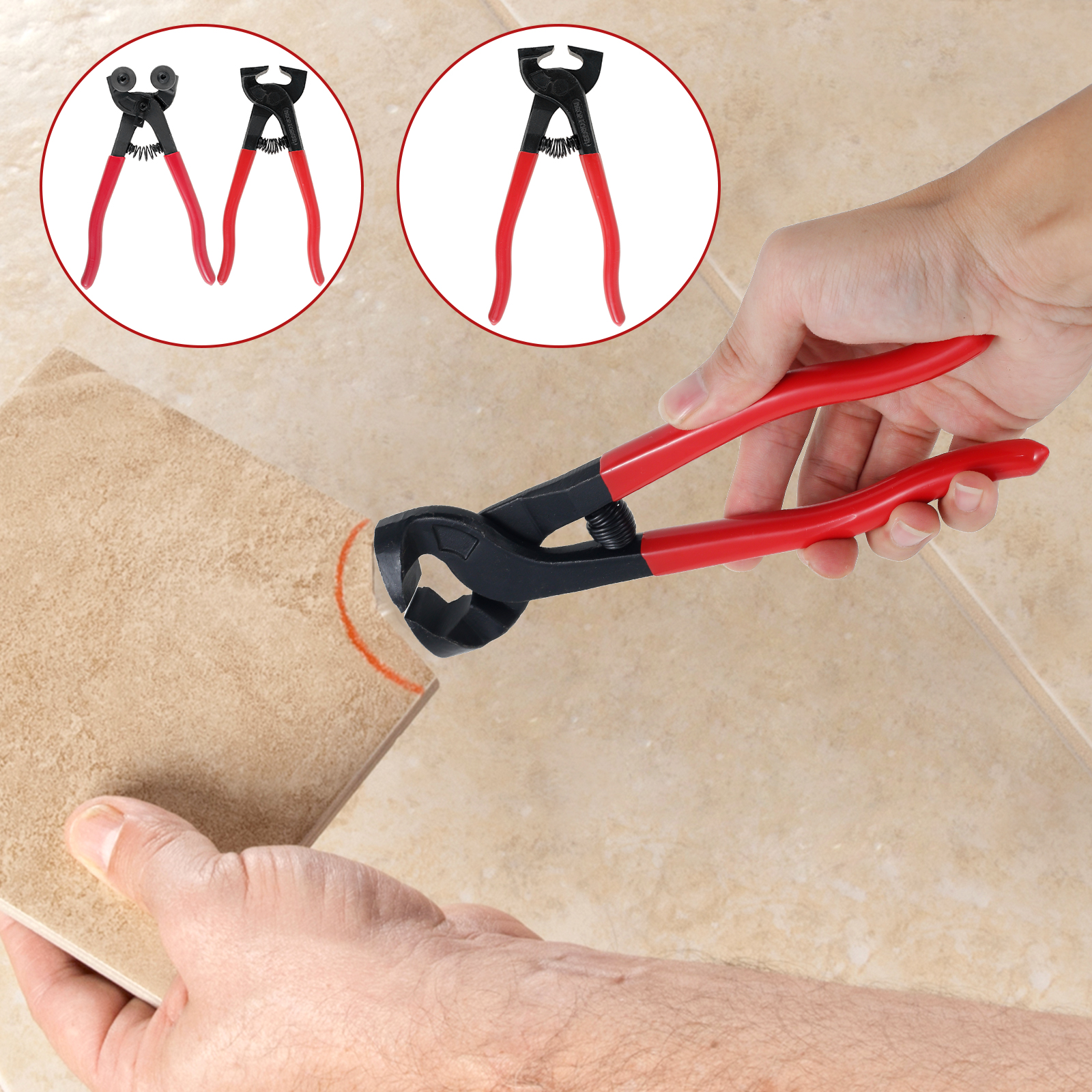 1/2 Pcs Glass Tile Nippers Set - Ceramic Tile Blank reseña y precio