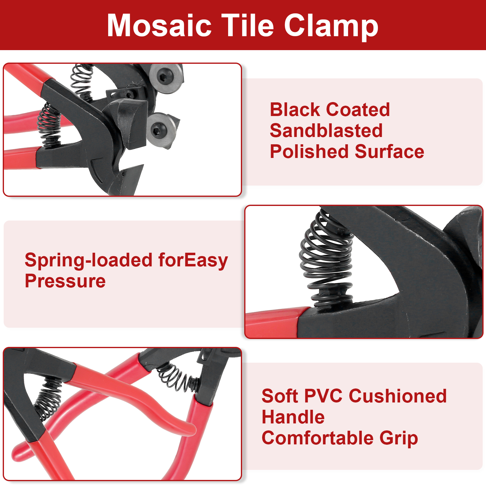 1/2 Pcs Glass Tile Nippers Set - Ceramic Tile Blank reseña y precio