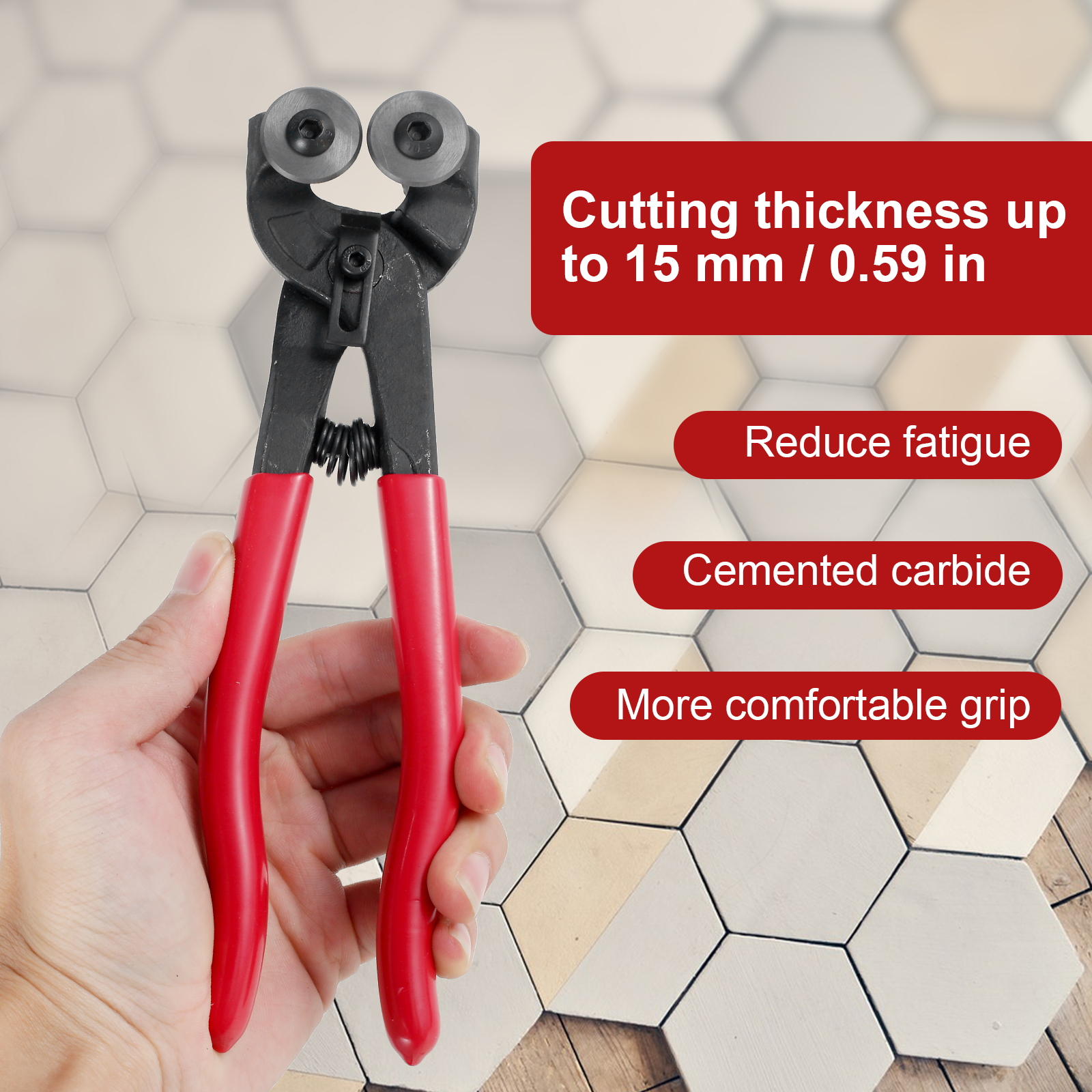1/2 Pcs Glass Tile Nippers Set - Ceramic Tile Blank reseña y precio