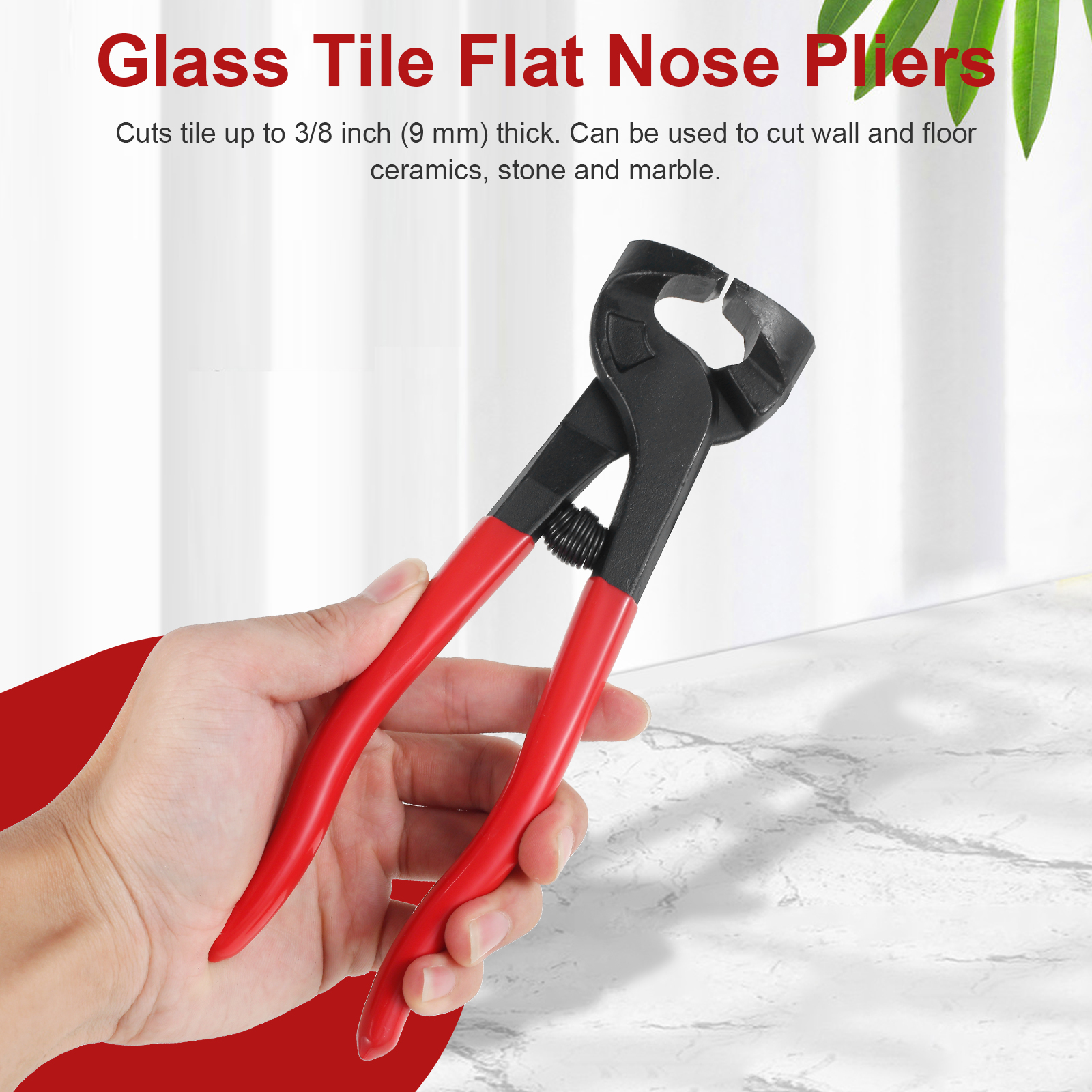 1/2 Pcs Glass Tile Nippers Set - Ceramic Tile Blank reseña y precio