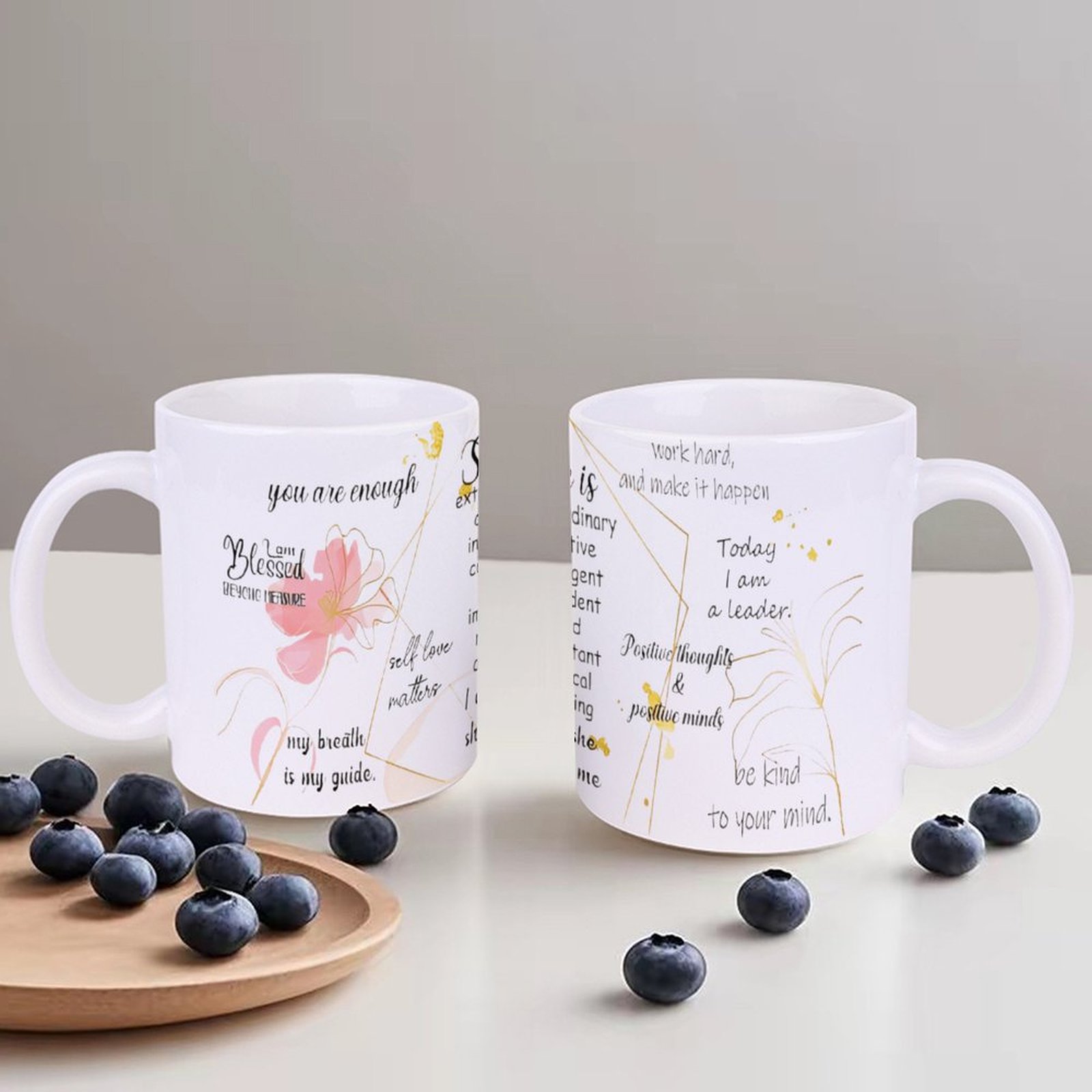 A Poster With A Quote About Sh - Sublimation Mug White reseña y precio