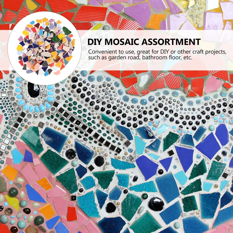 100g Porcelain Mosaic Tiles DI - Ceramic Tile Blank reseña y precio