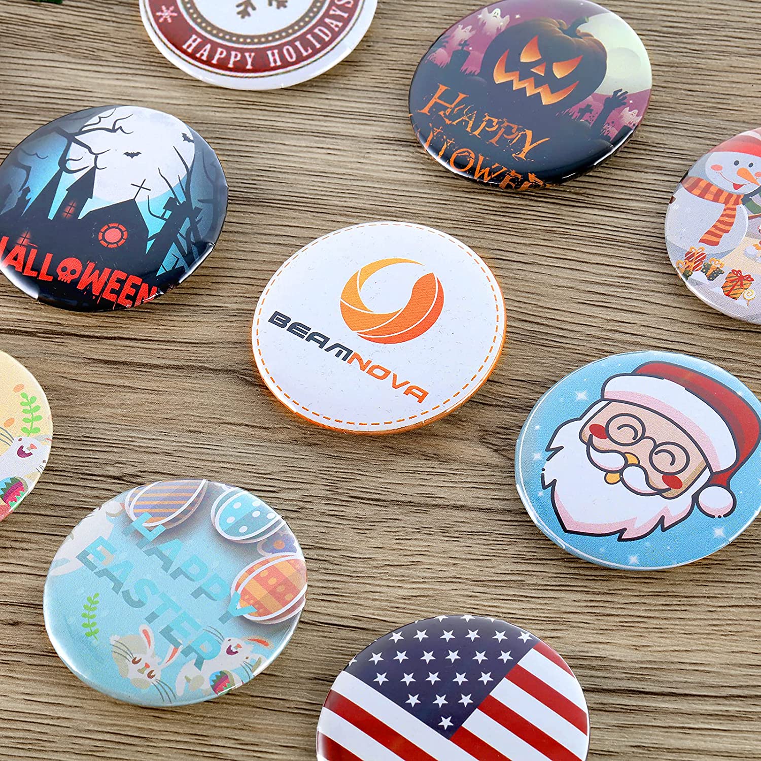 100PCS Metal Back Badge Button - Button Badge Blank reseña y precio