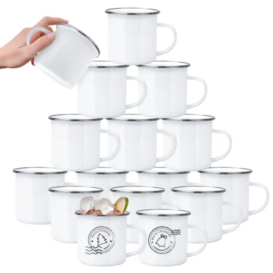 16 Pack Sublimation Blanks Ena - Sublimation Mug White reseña y precio