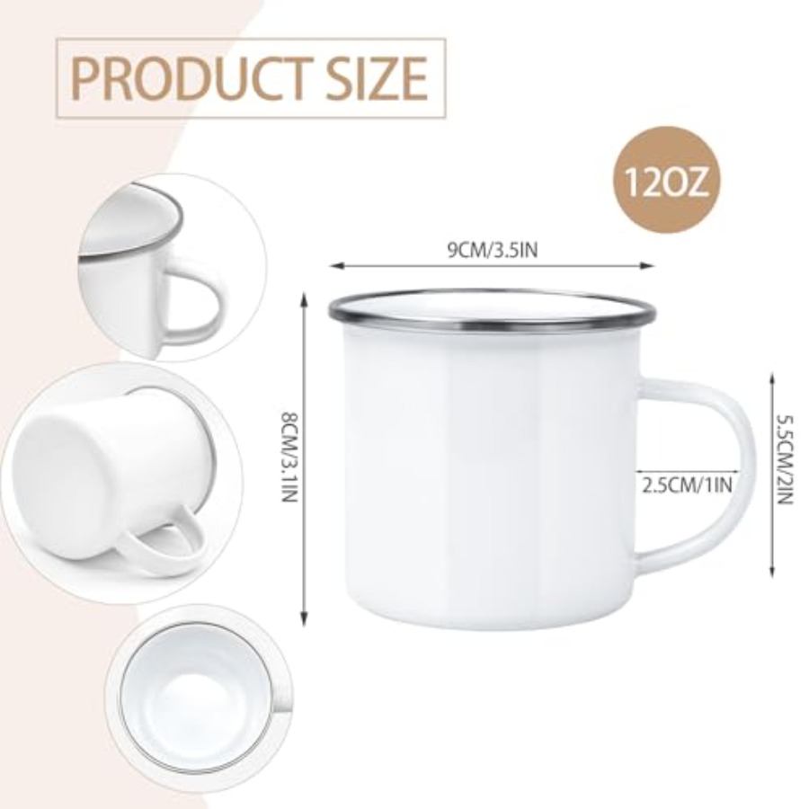 16 Pack Sublimation Blanks Ena - Sublimation Mug White reseña y precio