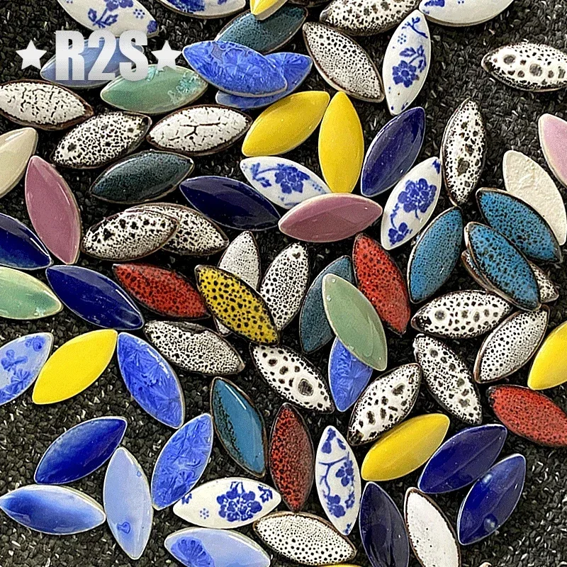 100g Mix color Irregular Ceram - Ceramic Tile Blank reseña y precio