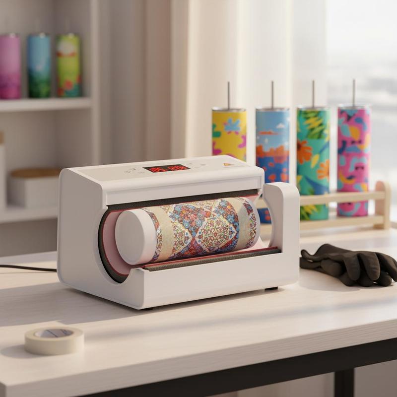 Auto Tumbler Heat Press Machin - Sublimation Mug White reseña y precio
