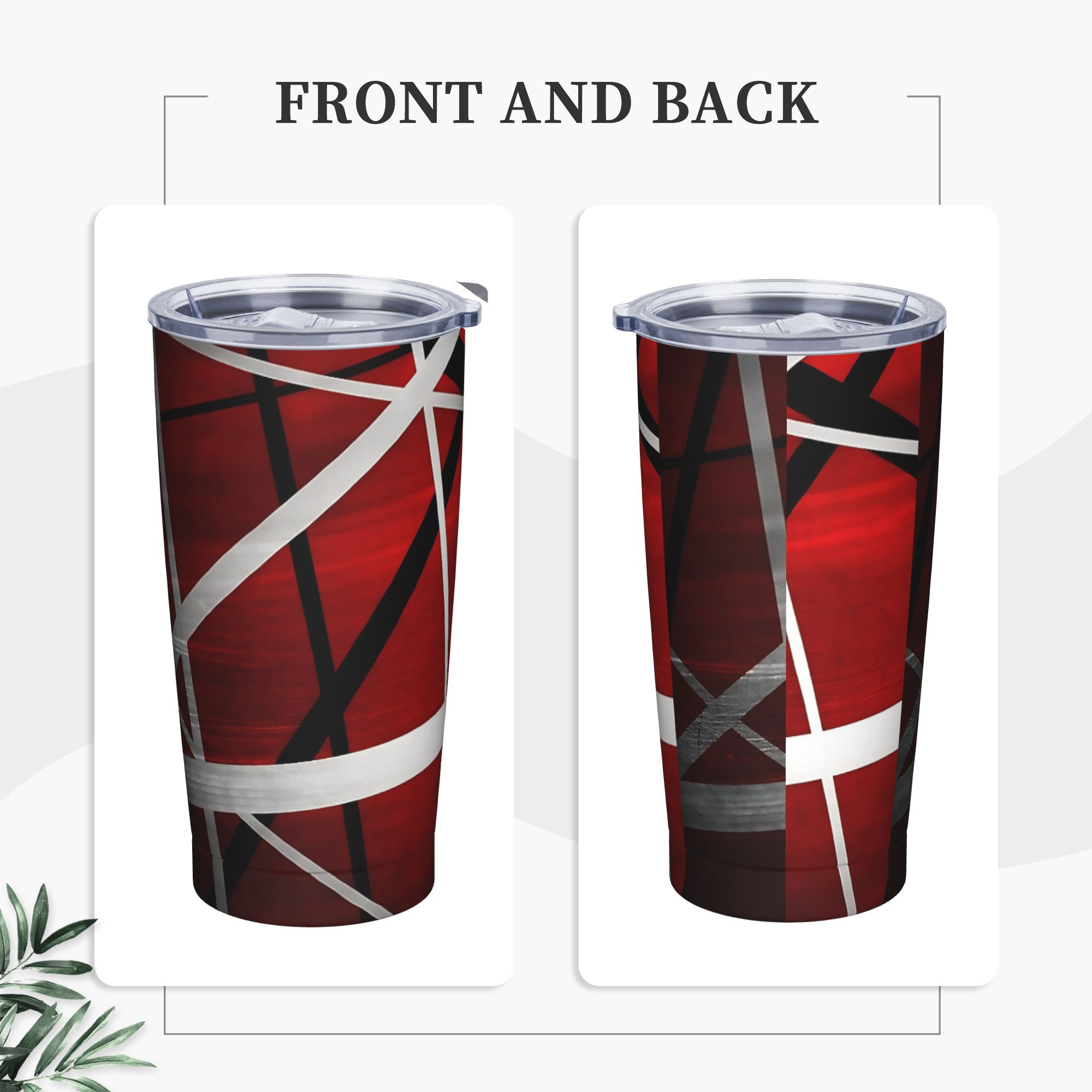V-Van Halens Red Black White T - Tumbler 20Oz White reseña y precio