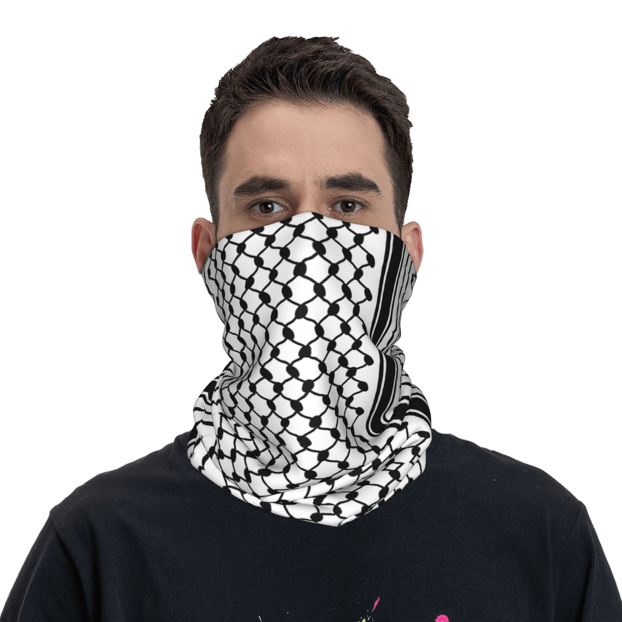 Shemagh Bandana Neck Gaiter Wi - Bandana Blank White reseña y precio