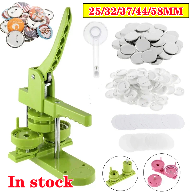25/32/37/44MM Button Maker Mac - Button Badge Blank reseña y precio