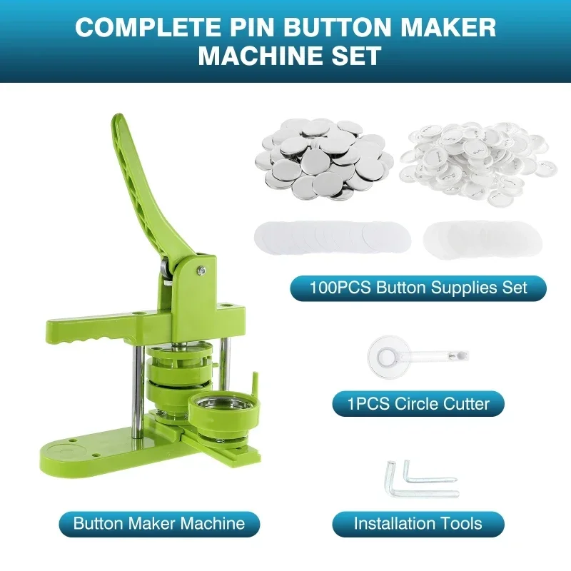 25/32/37/44MM Button Maker Mac - Button Badge Blank reseña y precio