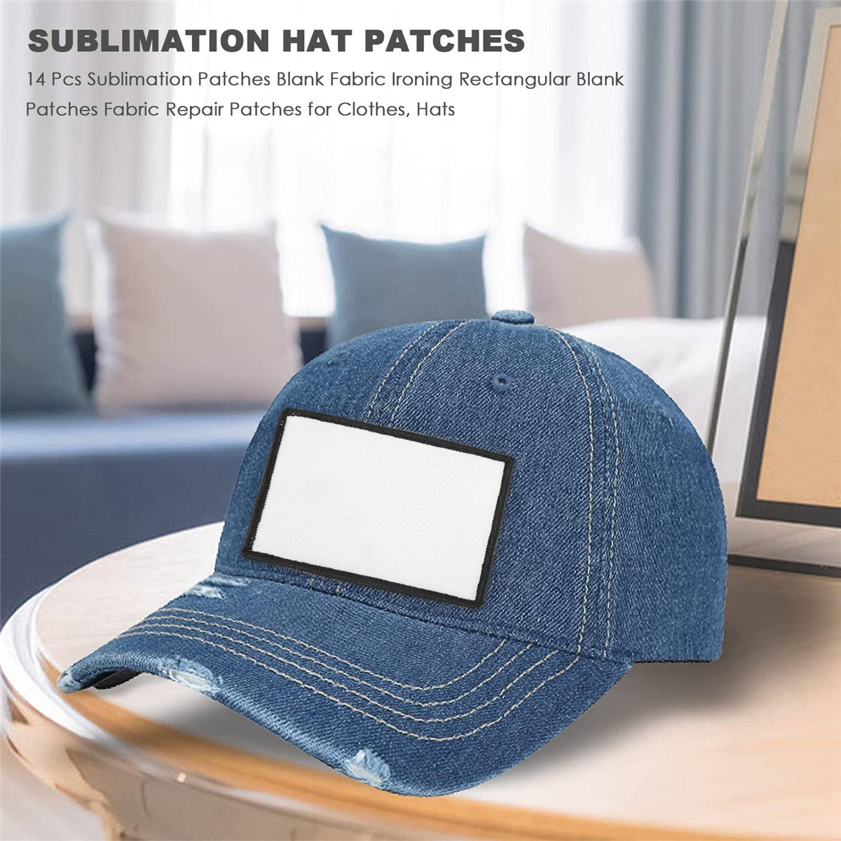 ABVA-14 Pcs Sublimation Patche - Hat Sublimation Blank reseña y precio
