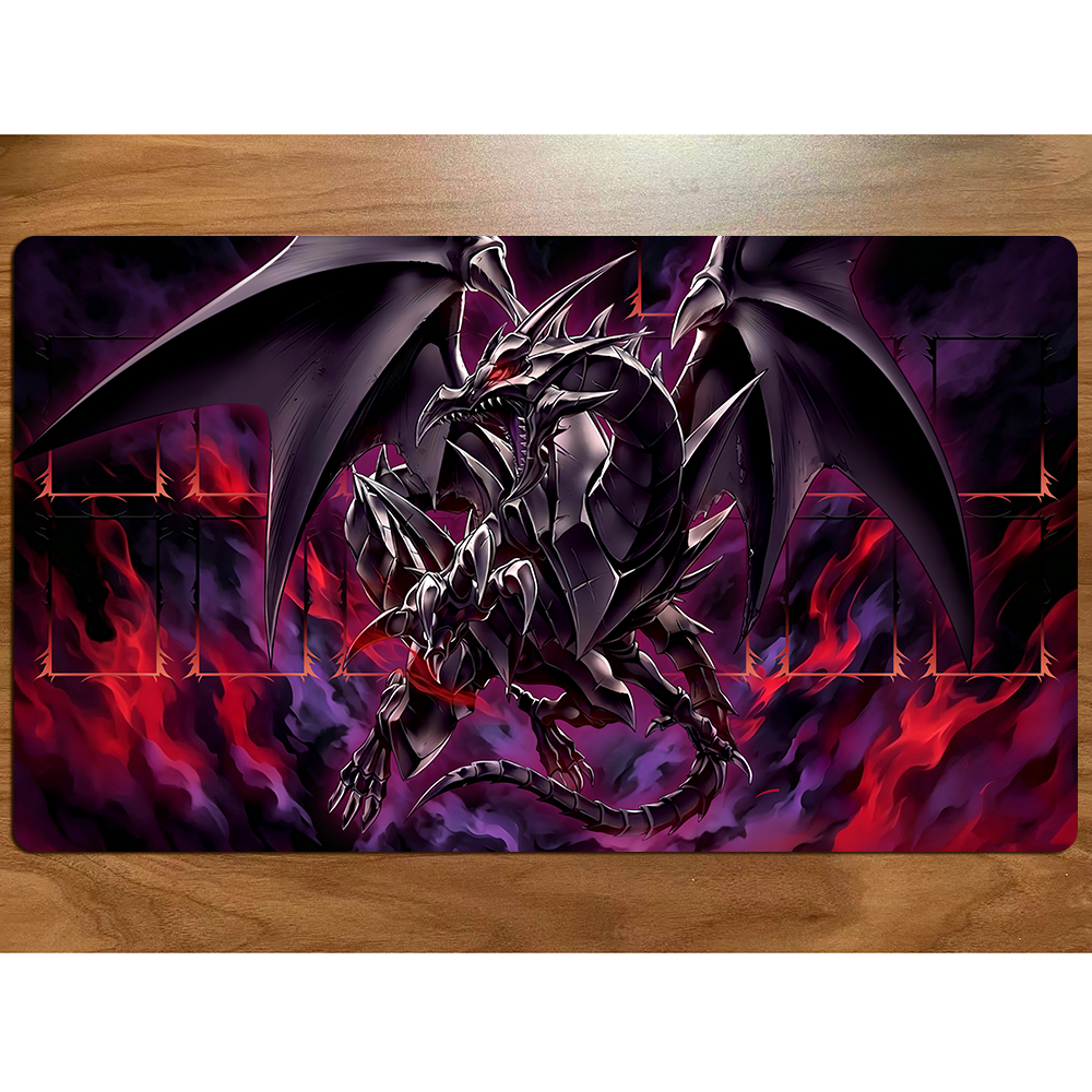 Yu-Gi-Oh Playmat Red-Eyes Blac - Door Mat Blank reseña y precio