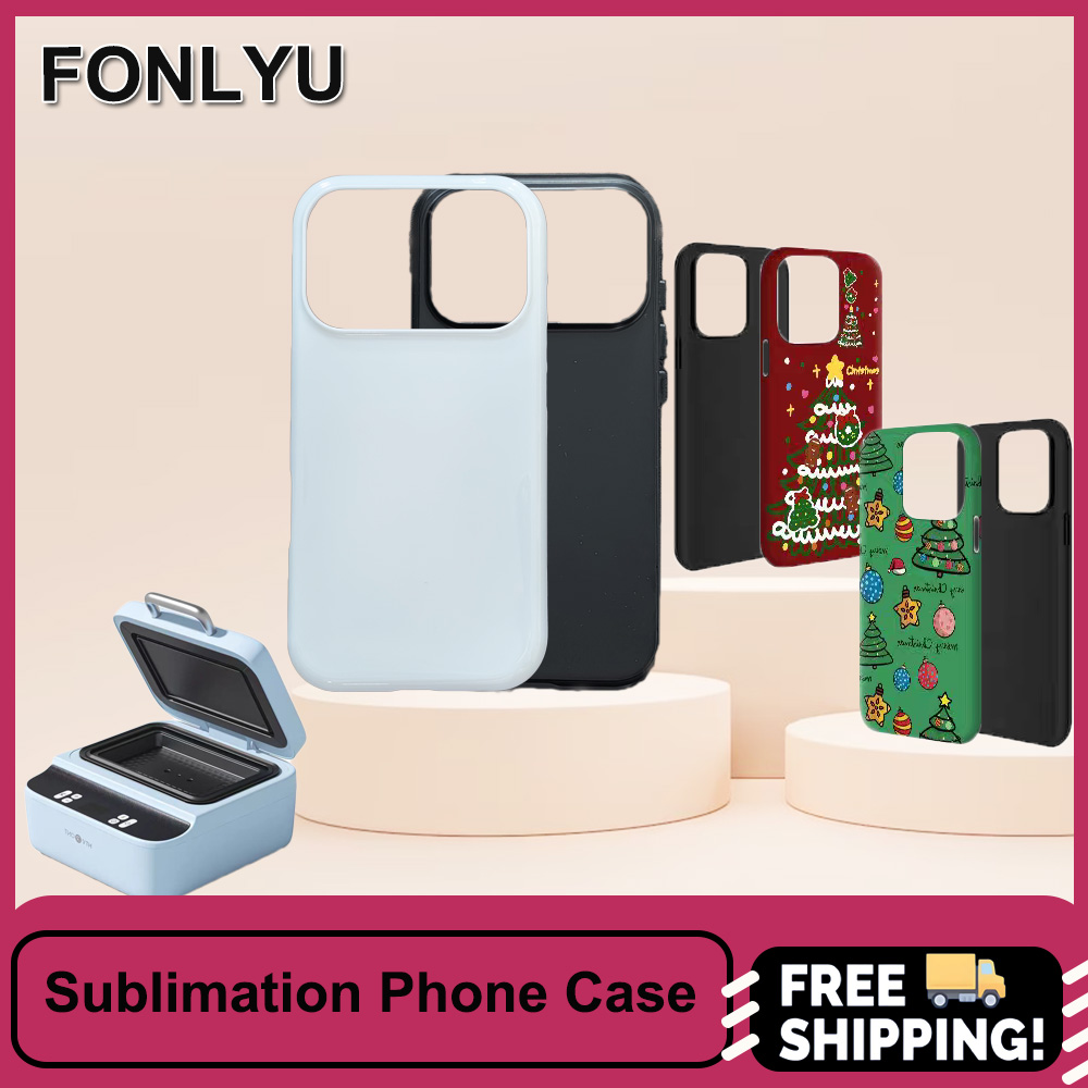 FONLYU 5PCS Sublimation 3D Bla - Phone Case Blank Print reseña y precio