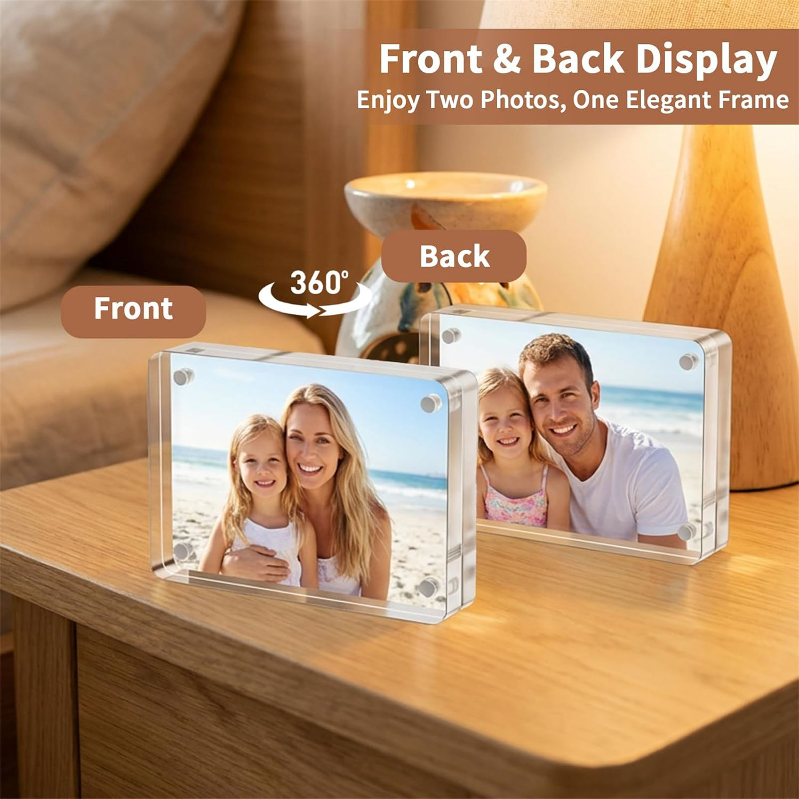 Acrylic Magnetic Photo Frame 2 - Photo Acrylic Block reseña y precio