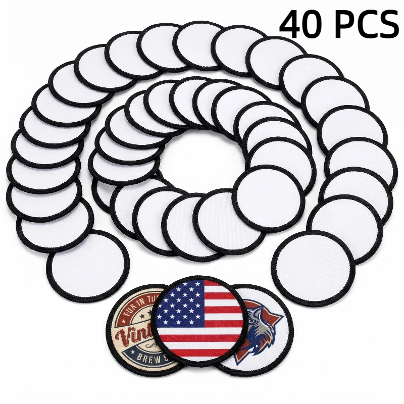 40 PCs Sublimation Patches Clo - Hat Sublimation Blank reseña y precio
