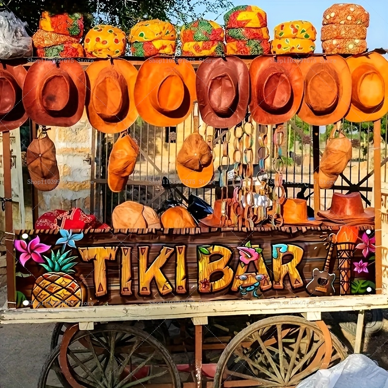 Tiki Bar Banner Tropical Hawai - Yard Sign Blank reseña y precio