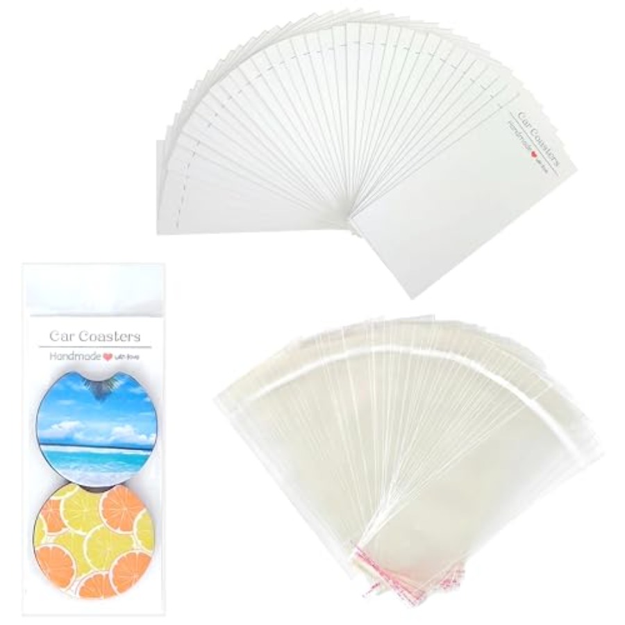 Sets Car Coaster Packaging for - Coaster Sublimation Blank reseña y precio