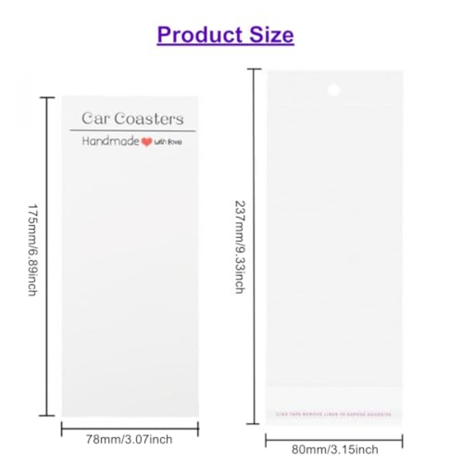 Sets Car Coaster Packaging for - Coaster Sublimation Blank reseña y precio