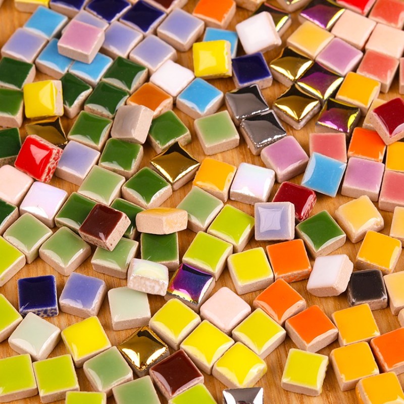 100g DIY Ceramic Mosaic Tiles  - Ceramic Tile Blank reseña y precio