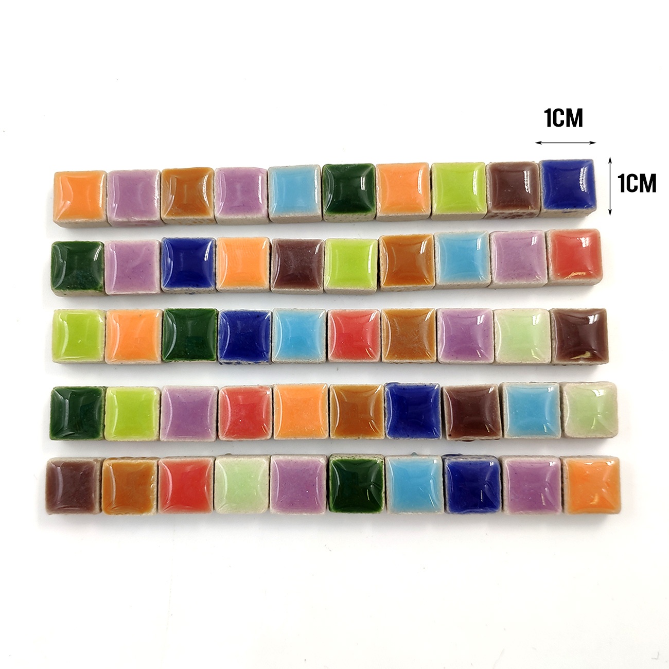 100g DIY Ceramic Mosaic Tiles  - Ceramic Tile Blank reseña y precio