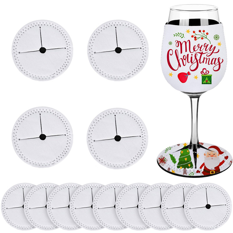 5/10Pcs Sublimation Wine Bottl - Coaster Sublimation Blank reseña y precio
