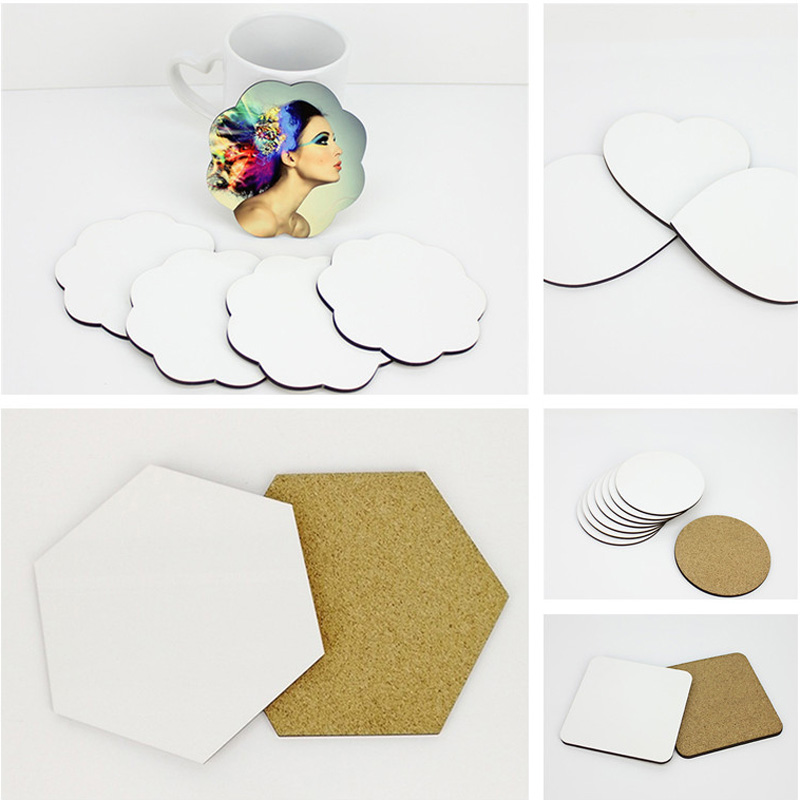 100Pcs/Lot DIY Sublimation Bla - Coaster Sublimation Blank reseña y precio