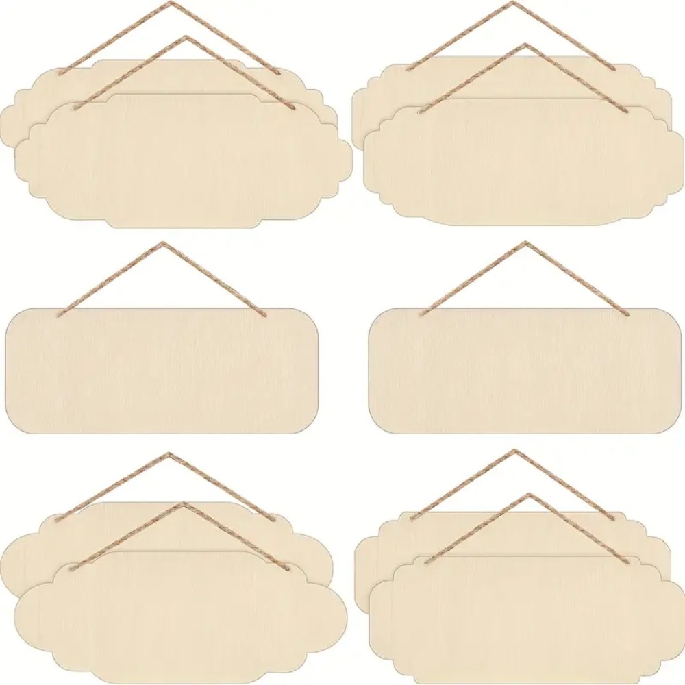 Blank Rectangle Oval Hanging W - Yard Sign Blank reseña y precio