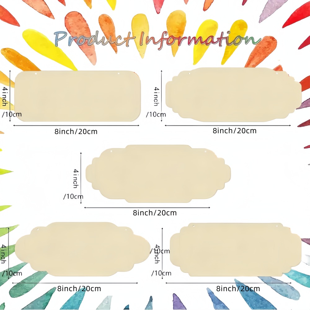 Blank Rectangle Oval Hanging W - Yard Sign Blank reseña y precio