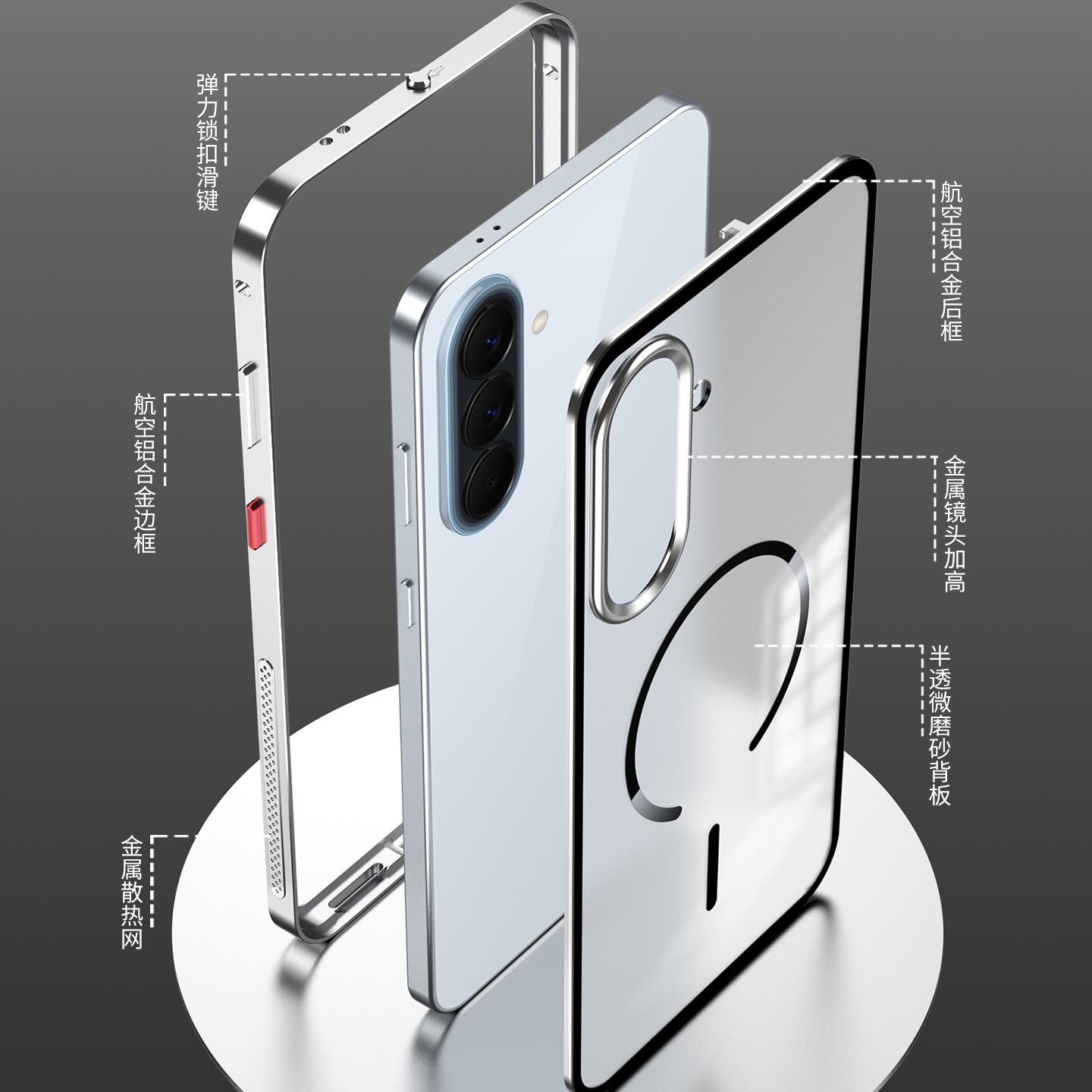 For Samsung Galaxy A57 A37 Fro - Metal Photo Panel reseña y precio