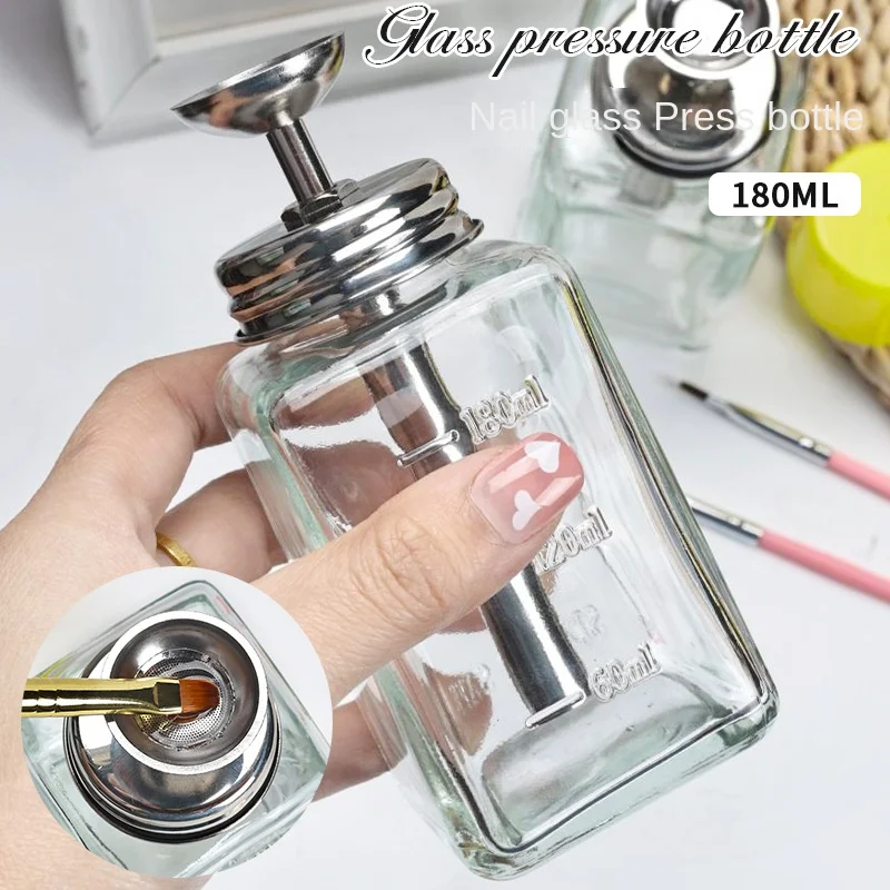 Nail glass bottle press funnel - Water Bottle Blank reseña y precio