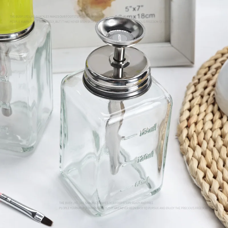 Nail glass bottle press funnel - Water Bottle Blank reseña y precio
