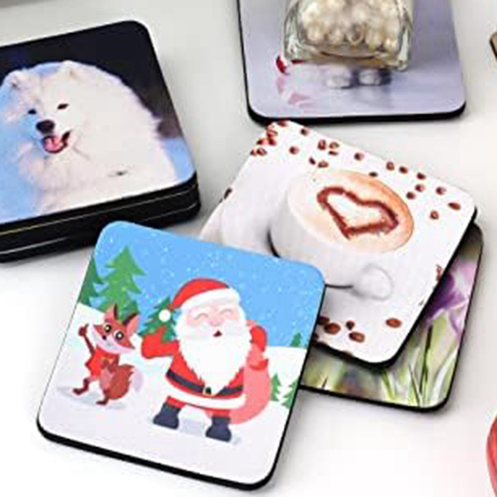 F-F 40PCS Square Sublimation B - Coaster Sublimation Blank reseña y precio