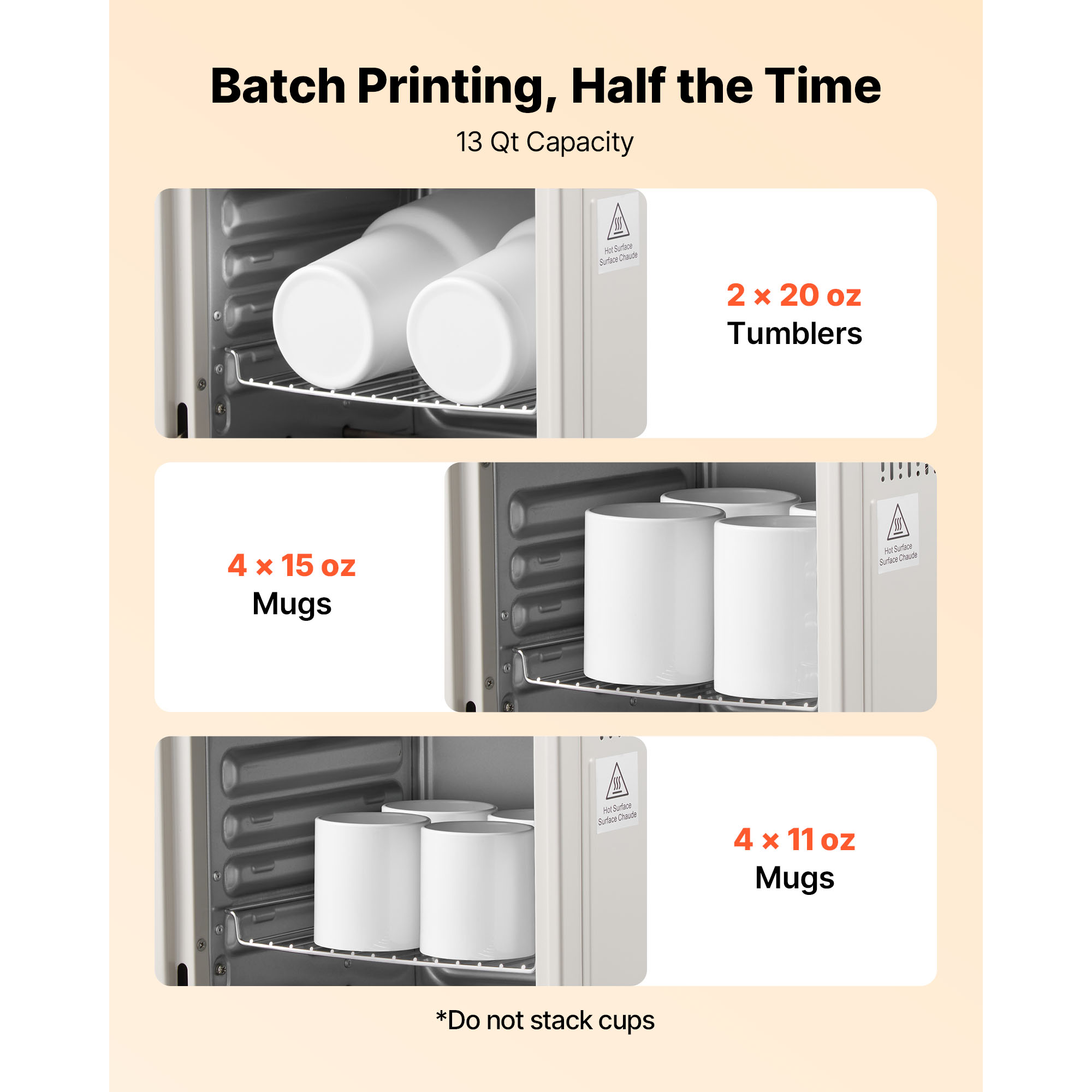 SucceBuy Sublimation Oven Mach - Sublimation Mug White reseña y precio