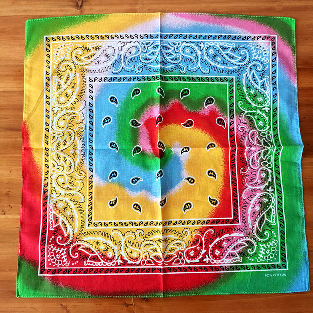 Cotton Headtie Square Scarf Co - Bandana Blank White reseña y precio