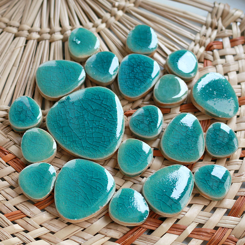 100g DIY Ceramic Mosaic Tiles  - Ceramic Tile Blank reseña y precio