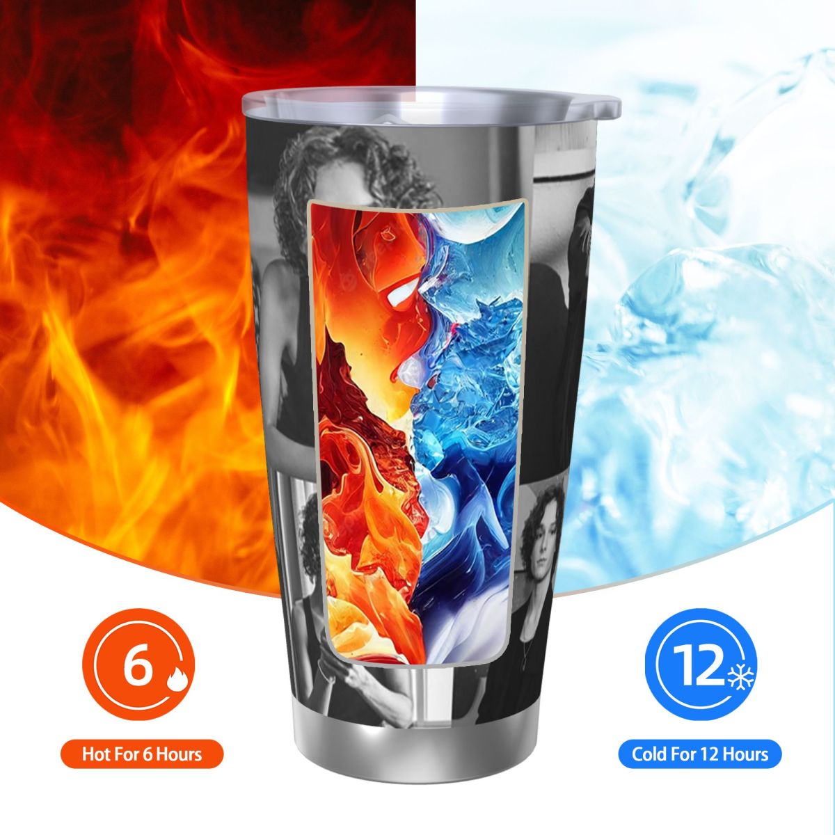 Black And White Mason Thames C - Tumbler 20Oz White reseña y precio