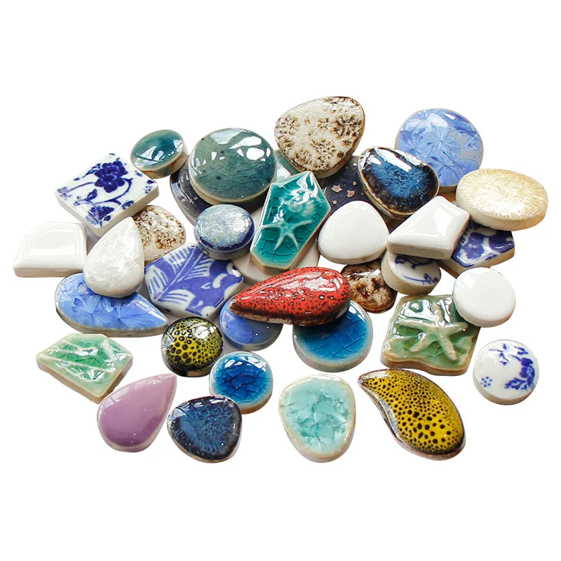 100g Oval Ceramic Mosaic Tiles - Ceramic Tile Blank reseña y precio
