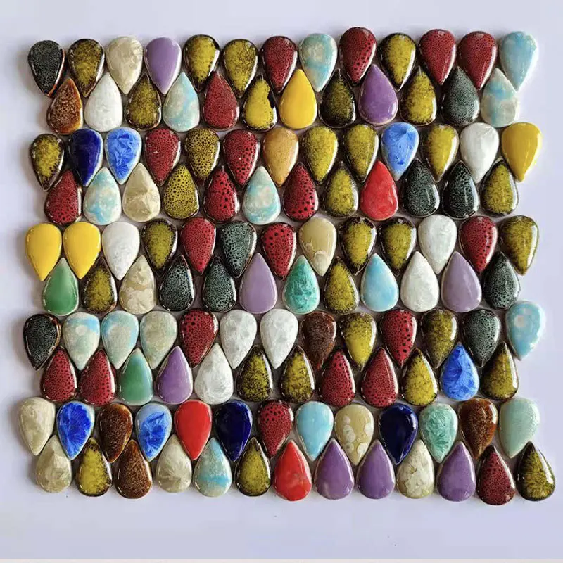 100g Oval Ceramic Mosaic Tiles - Ceramic Tile Blank reseña y precio