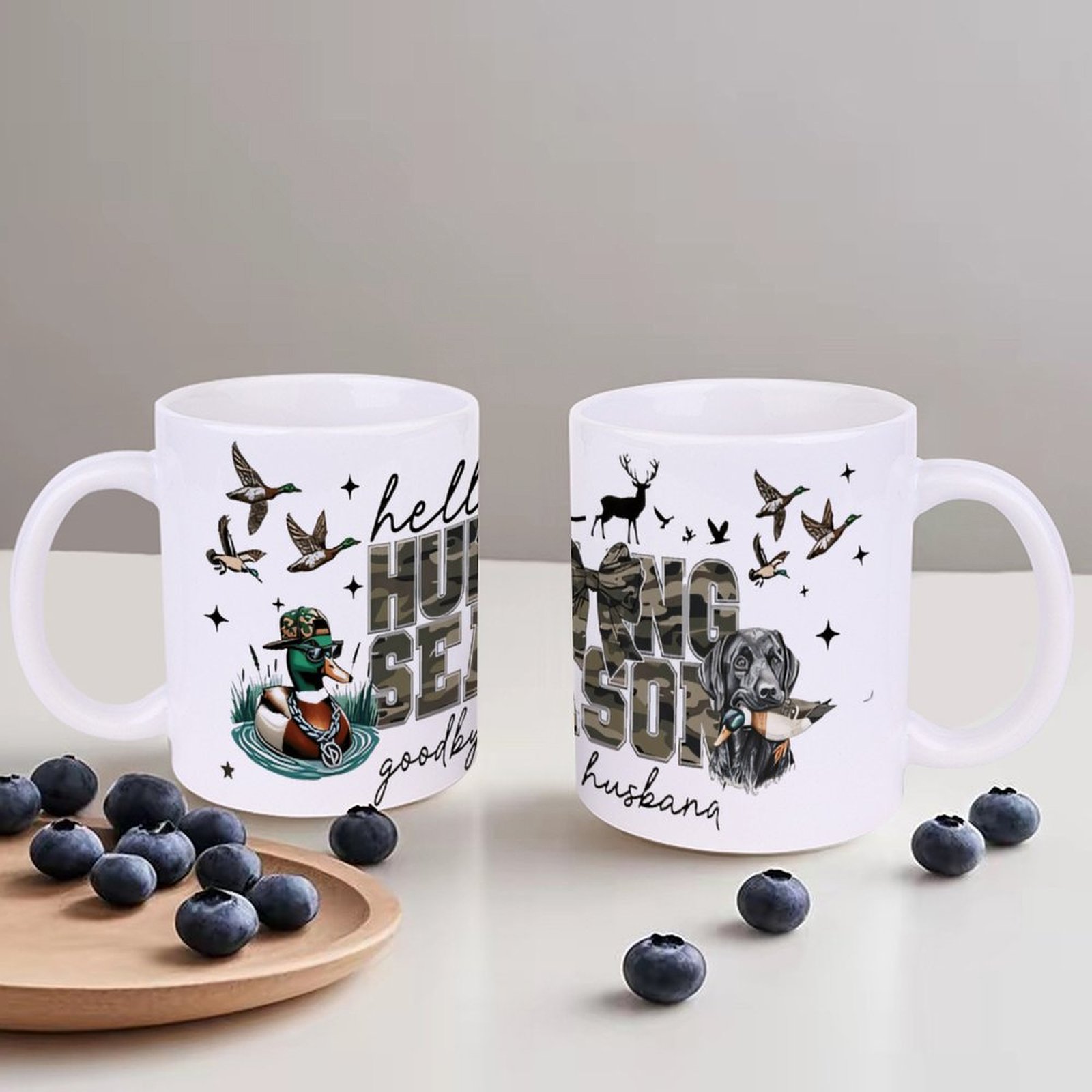 Hello Hunting Season Goodbye H - Sublimation Mug White reseña y precio