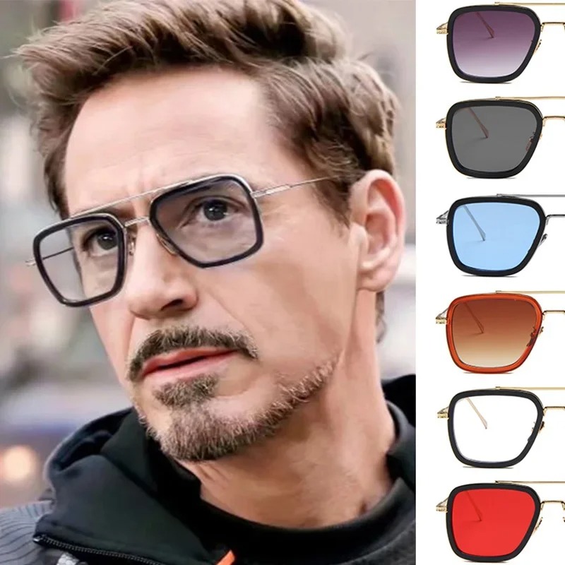 Steam Punk Tony Stark Sunglass - Metal Photo Panel reseña y precio