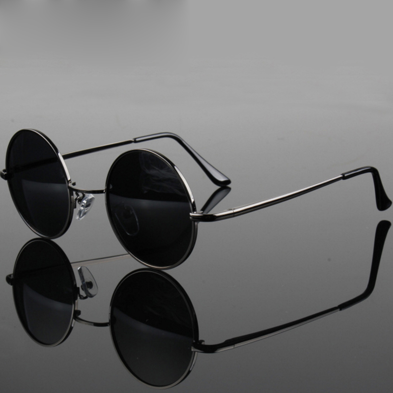 Retro Vintage Round Sunglasses - Metal Photo Panel reseña y precio