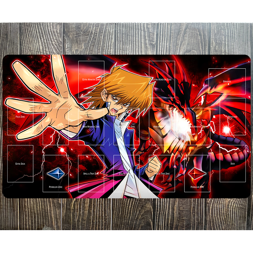 Yu-Gi-Oh Red-eyes Black Flare  - Door Mat Blank reseña y precio